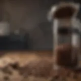 Quality coffee beans for French press brewing