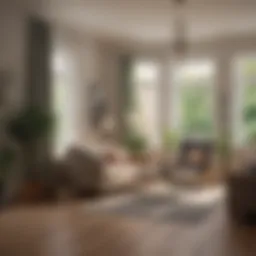 A graph illustrating housing market trends