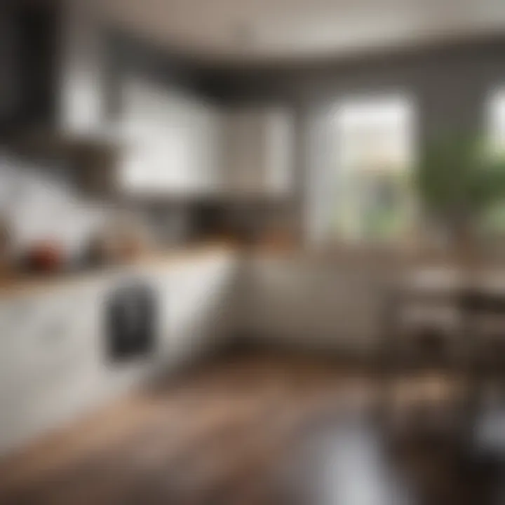 Dull and uninviting kitchen space