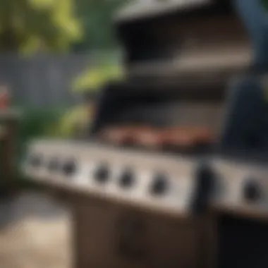 Clean and well-maintained BBQ gas grill