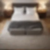 Different bed types with dimensions