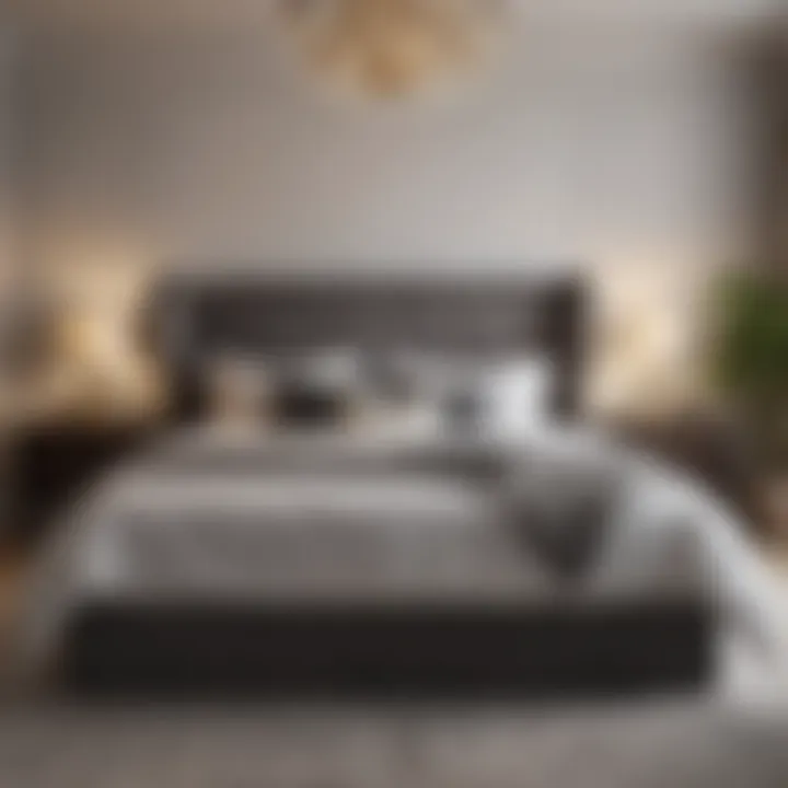 Cozy bedroom with a king-size bed