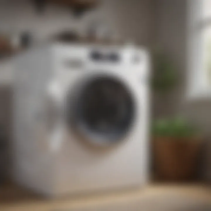 High-efficiency tumble dryer showcasing advanced technology
