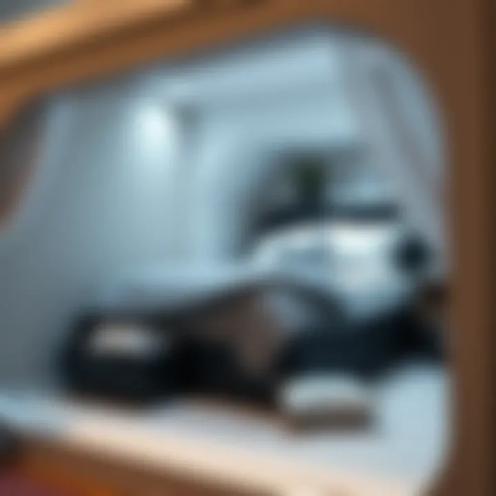 Organized under bed storage showcasing efficiency and style