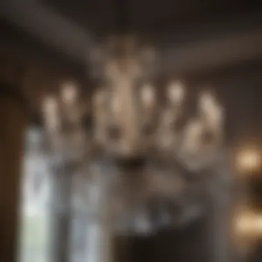 Elegant Crystal Chandelier A stunning crystal chandelier showcasing elegance and sophistication