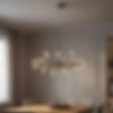 Modern Minimalist Chandelier A modern minimalist chandelier design that complements contemporary interiors