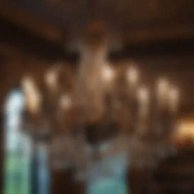 Vintage Ornate Chandelier An ornate vintage chandelier exuding classic charm and grandeur
