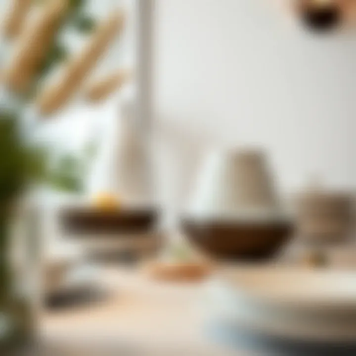 Elegant dish set showcasing modern design