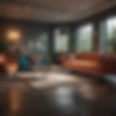 An infographic illustrating color theories and their impact on furniture selection.