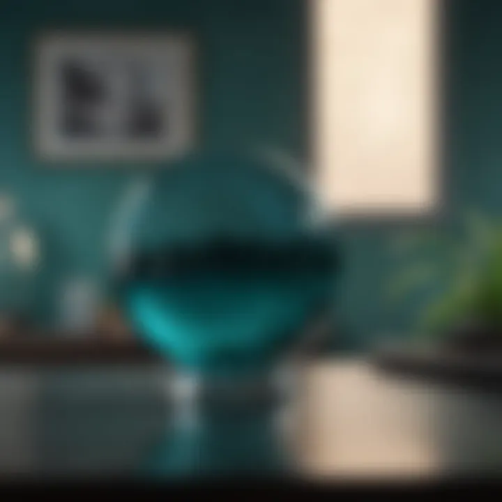 Branding materials incorporating teal color