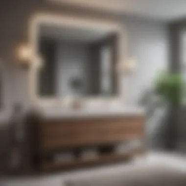 Enhancing Bathroom Aesthetics with Elegant Vanities Elegant container store vanity that enhances bathroom aesthetics