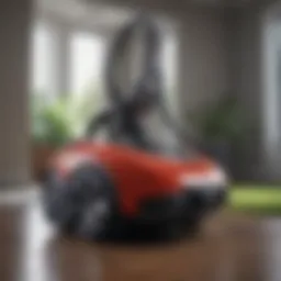 A high-rated vacuum cleaner showcasing advanced technology