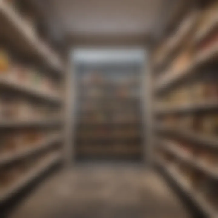 Functional layout demonstrating effective pantry space utilization