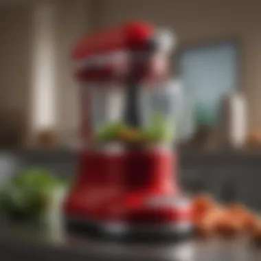 An elegant KitchenAid blender, highlighting its design and functionality.