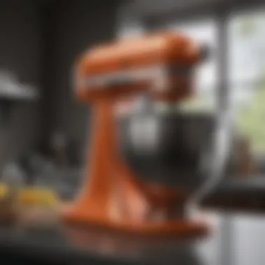 A sleek KitchenAid stand mixer showcasing American craftsmanship.