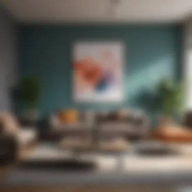 Trendy Color Palette Trendy color palette for contemporary living space