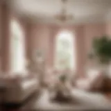 Elegant living room painted in soft Magnolia Home colors