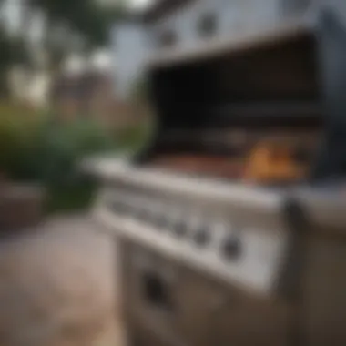 The Elegance of Contemporary Gas Grills Contemporary gas grill with sleek design