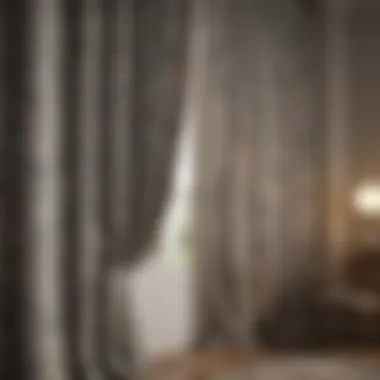 Stylish Patterned Curtains Adding Character Stylish patterned curtains adding character