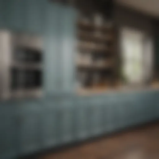 A selection of beautifully painted cabinet doors showcasing various colors