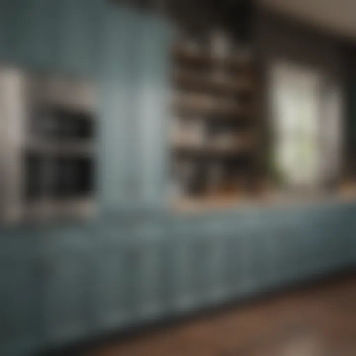 A selection of beautifully painted cabinet doors showcasing various colors