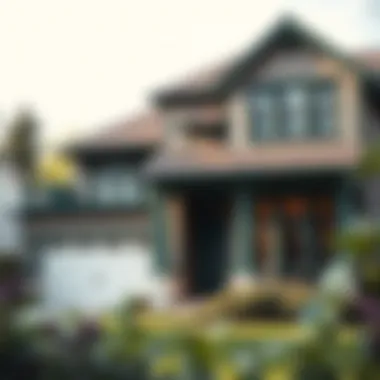 Stylish residence enhanced with dark green trim