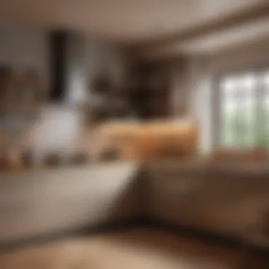 Inviting Kitchen Atmosphere Warm lighting and color palette creating an inviting kitchen atmosphere