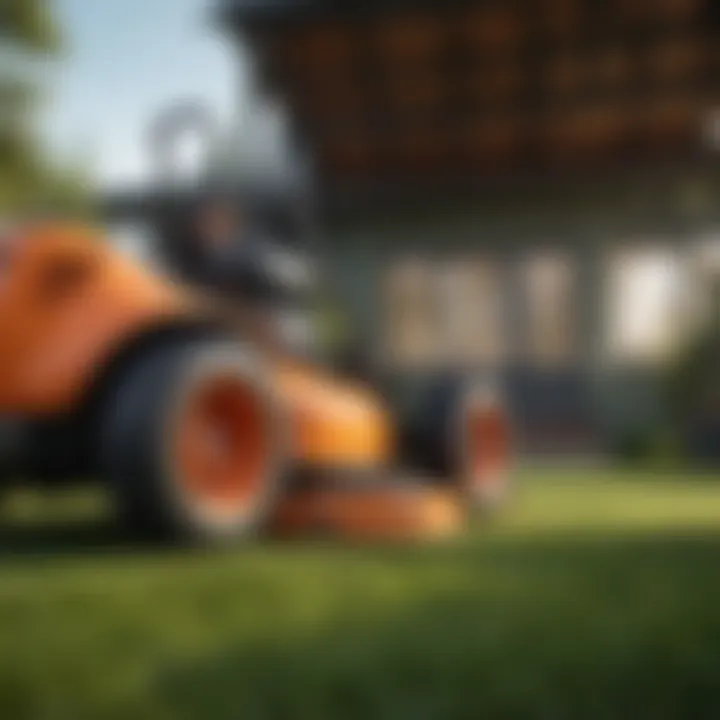 Maintenance tools for robotic lawn mowers