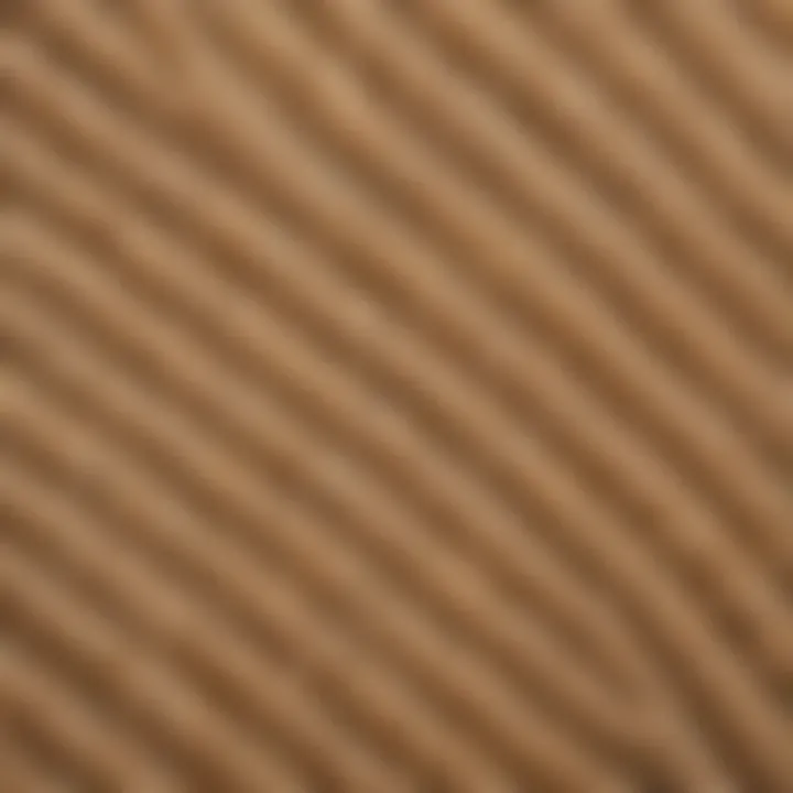 Close-up of the natural texture and fibers of a sisal bath mat