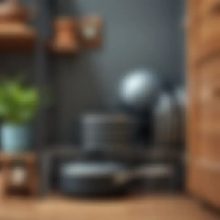 Functional skillet lid storage solution maximizing space