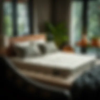 Stylish and portable mattress pad displayed in an elegant home environment