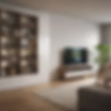 Smart Storage in Modern Living Smart storage units integrated into a contemporary living space