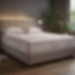 Luxurious foam mattress with a modern design
