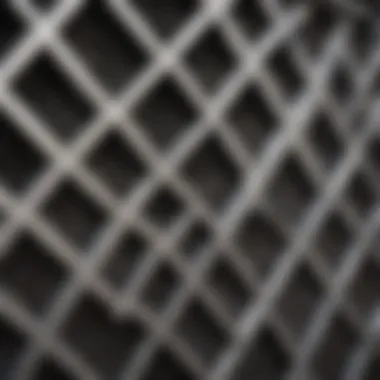 Intricate Design of HEPA Filter Close-up of HEPA filter showcasing its intricate design