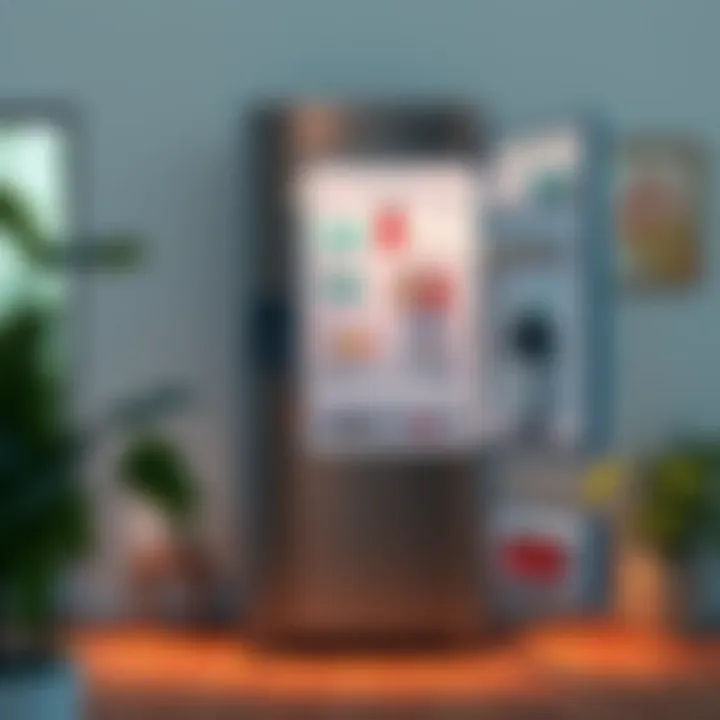 Smart refrigerator with advanced connectivity options