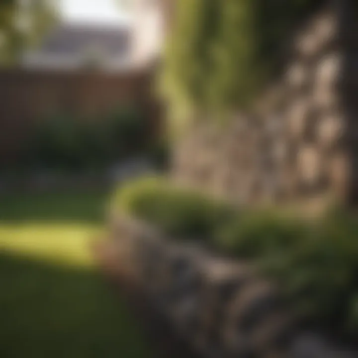 Diverse styles of front yard walls in urban landscaping