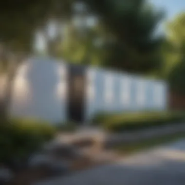 Privacy and Security with Front Yard Walls Front yard wall providing privacy and security