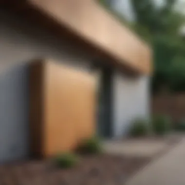 Modern Materials in Wall Construction Modern materials used in front yard wall construction
