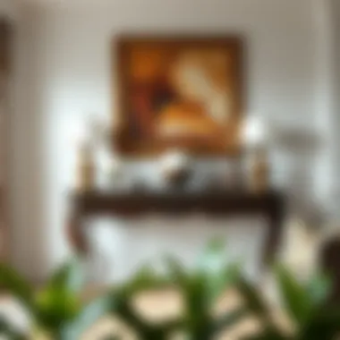 Elegant console table showcasing intricate craftsmanship