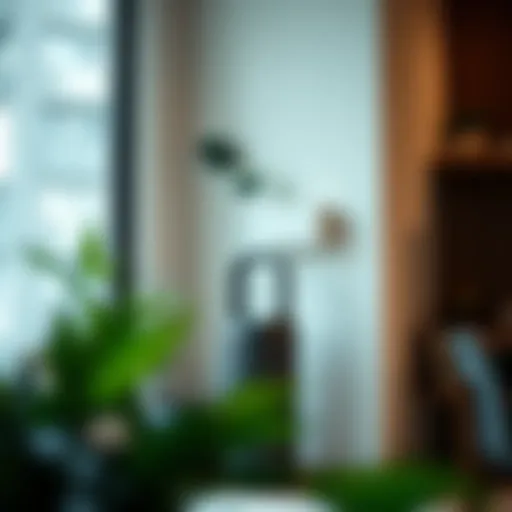 A modern Dyson air purifier showcasing advanced technology