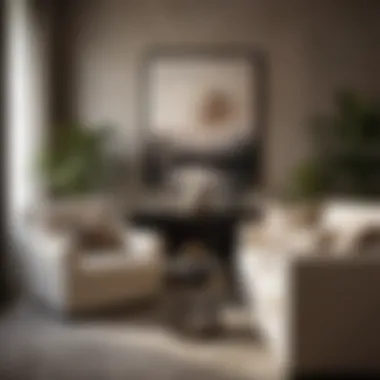 Contemporary interior featuring Donghia fabric in a stylish setting