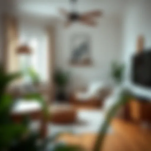 Charming interior design of an Airbnb home showcasing modern decor