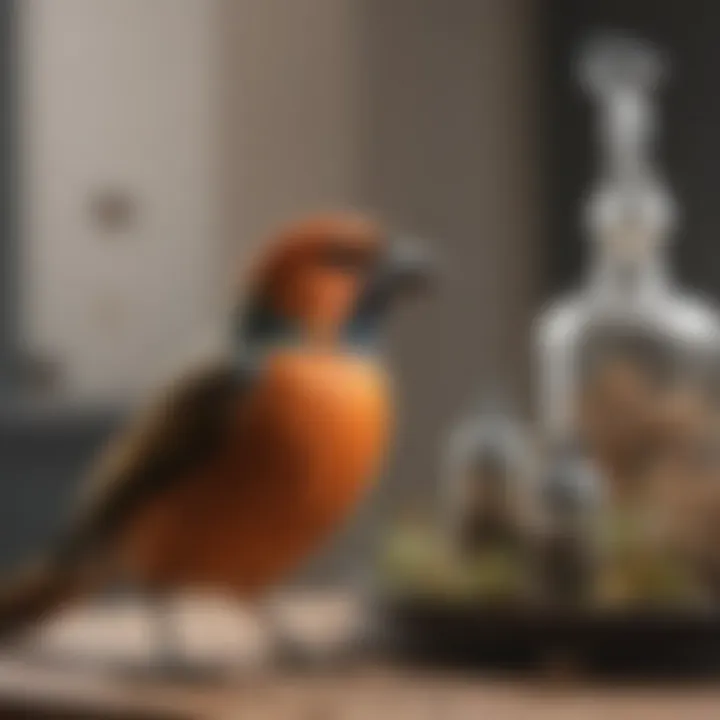 Comparative chart of traditional versus scent-based bird control methods.