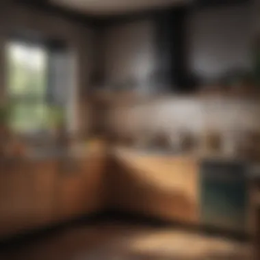A luxurious kitchen adorned with a blend of vintage and modern elements