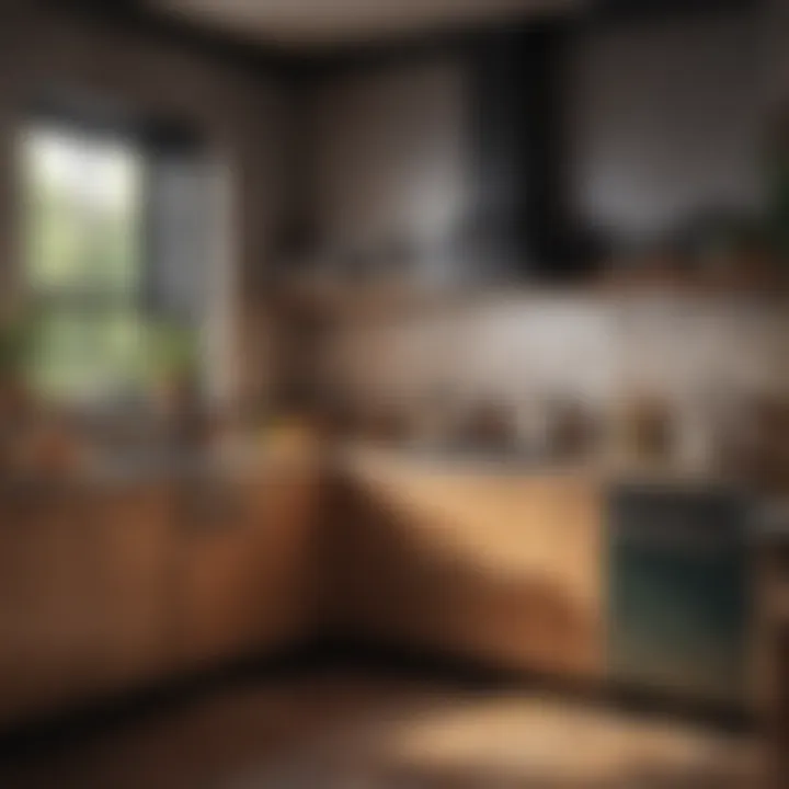A luxurious kitchen adorned with a blend of vintage and modern elements