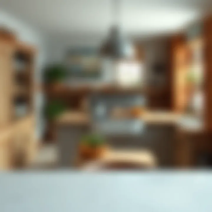 Aesthetic appeal of zinc used in a rustic kitchen setting