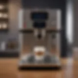 A sleek coffee maker with innovative design
