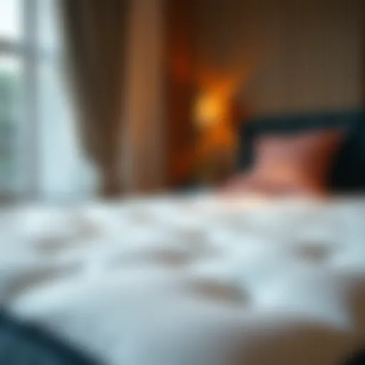 Premium Quality Materials in Top-Rated Mattress Luxurious mattress showcasing premium materials