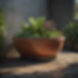 A variety of planting tubs showcasing unique designs and colors.