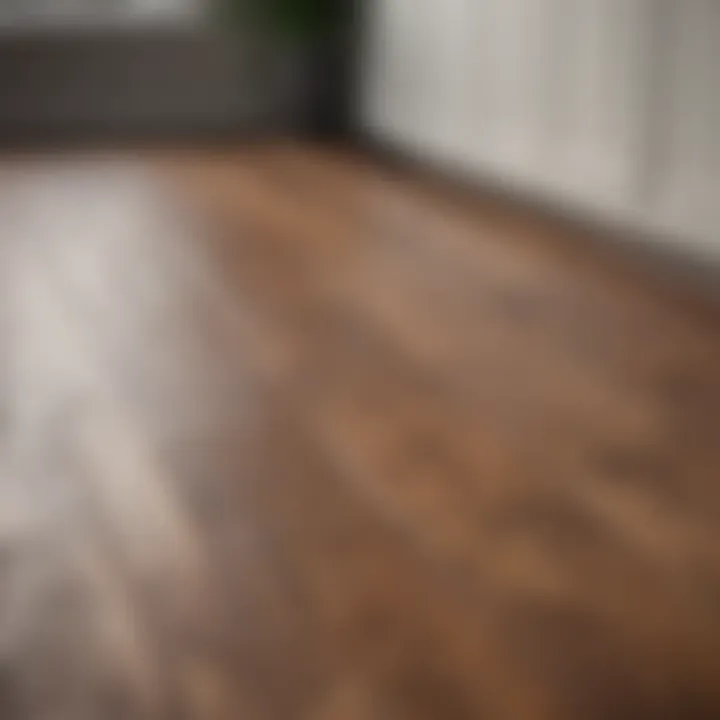 Stylish laminate flooring that mimics natural wood